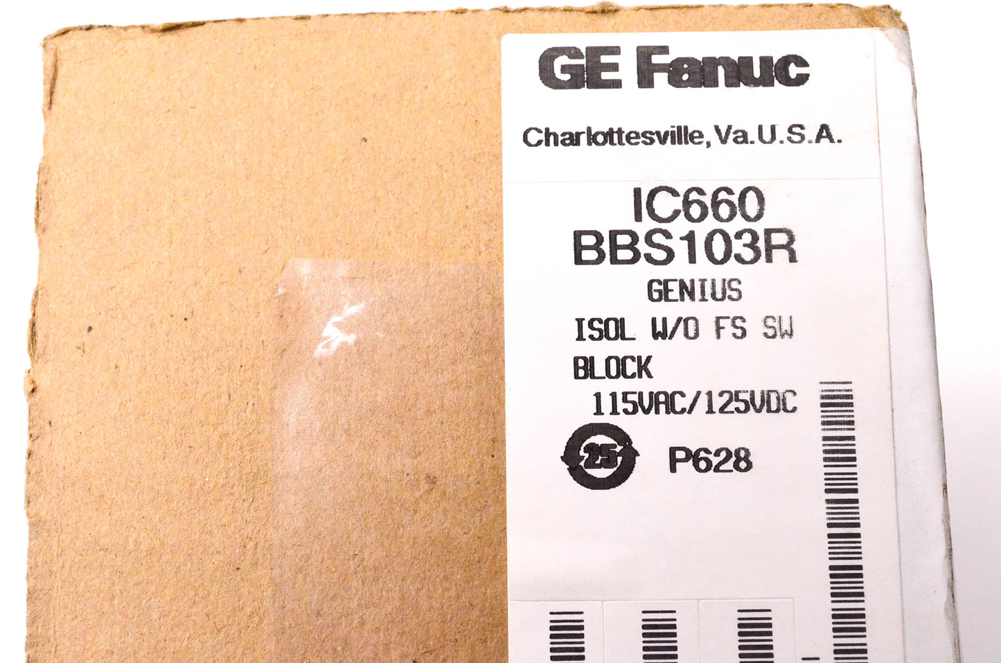 General Electric IC660BBS103R GE Fanuc Isolated I/o Module 115VAC/125VDC NOS