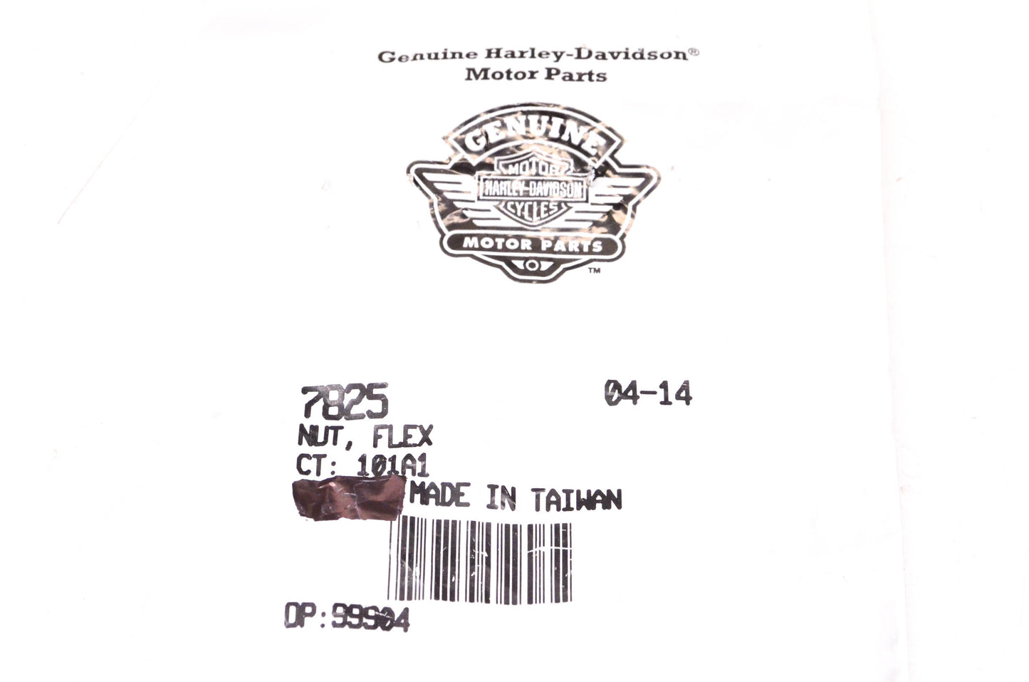 New OEM Harley-Davidson 7825 Flex Nut NOS