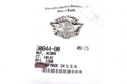 New OEM Harley-Davidson 90844-80 Acorn Nut Qty 4 NOS