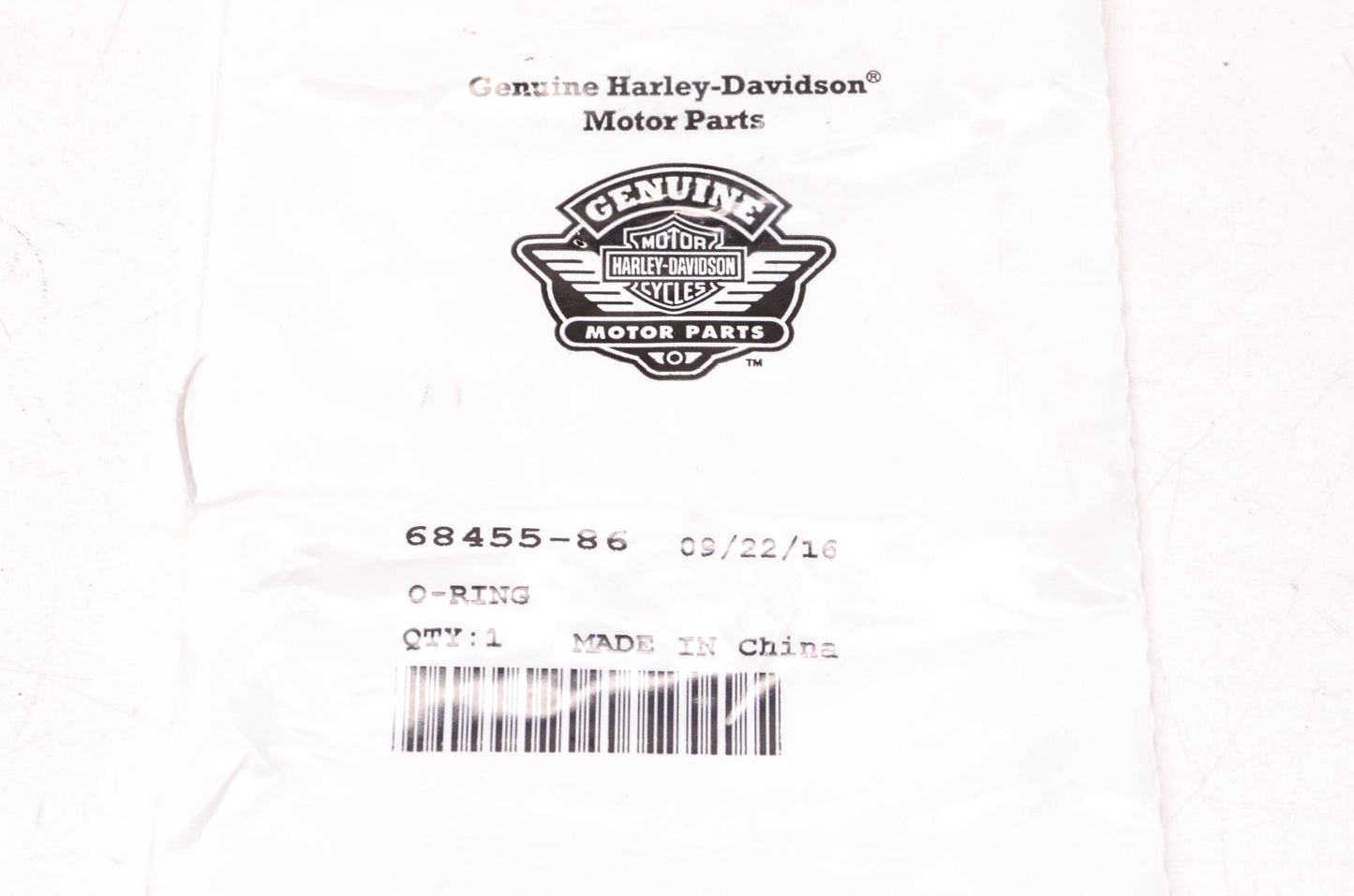 New OEM Harley-Davidson 68455-86 O-Ring NOS