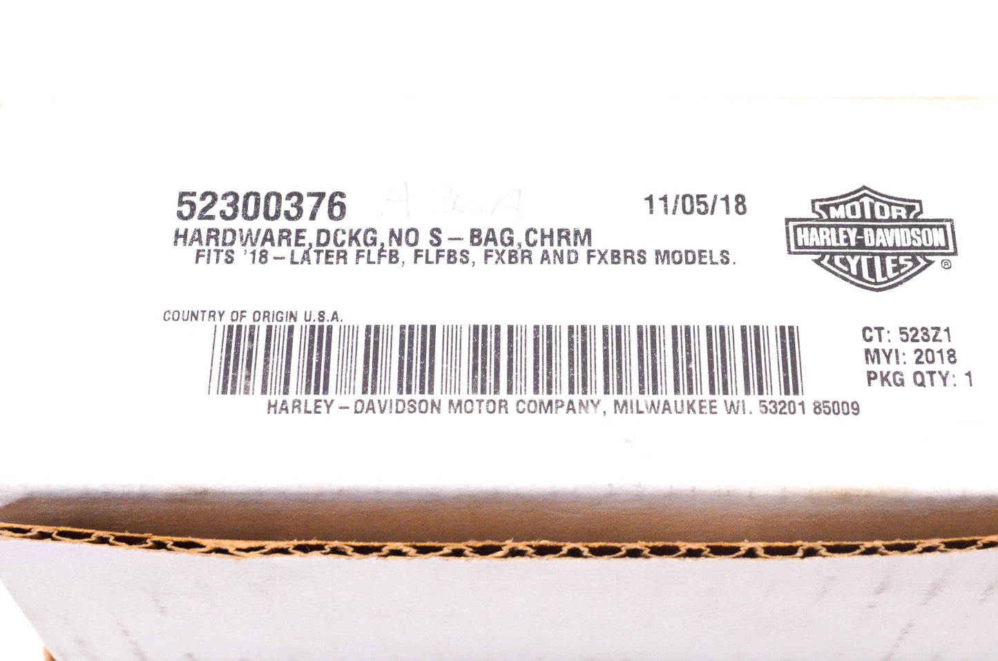 New OEM Harley-Davidson 52300376, 523Z1 Saddlebag Docking Hardware Kit NOS