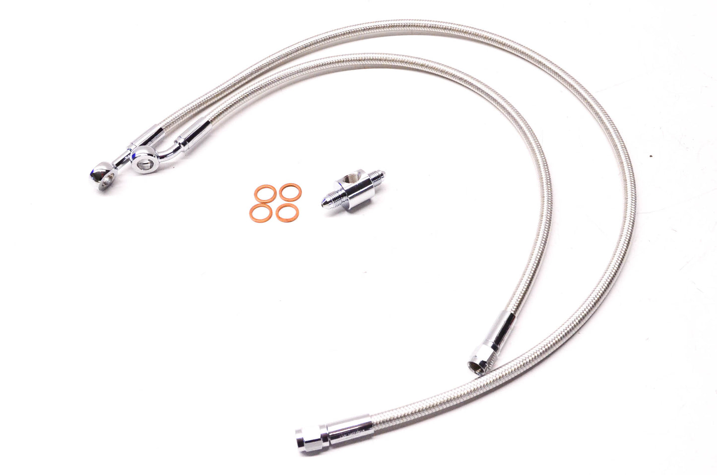 Magnum 1741-1064 Braided Brake Line Kit NOS