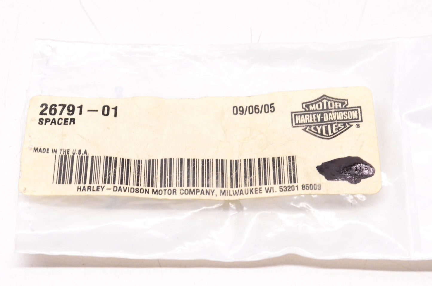 New OEM Harley-Davidson 26791-01 Sprocket Cover Spacer NOS