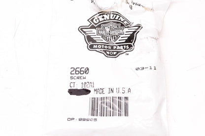 New OEM Harley-Davidson 2660 Screw NOS