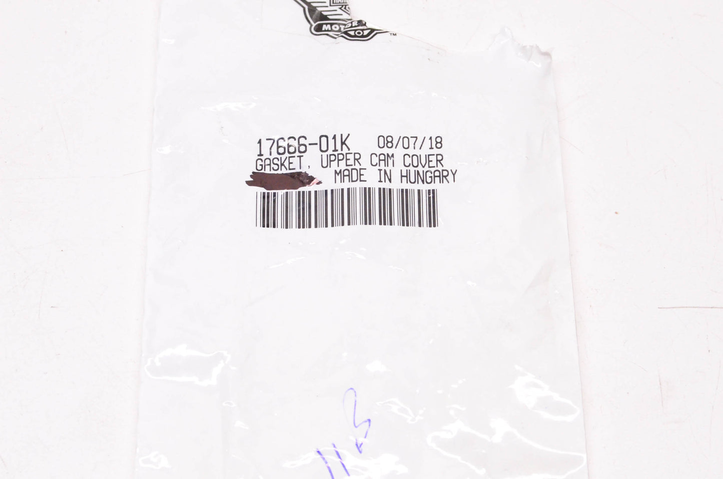 New OEM Harley-Davidson 17666-01K Upper Cam Cover Gasket NOS