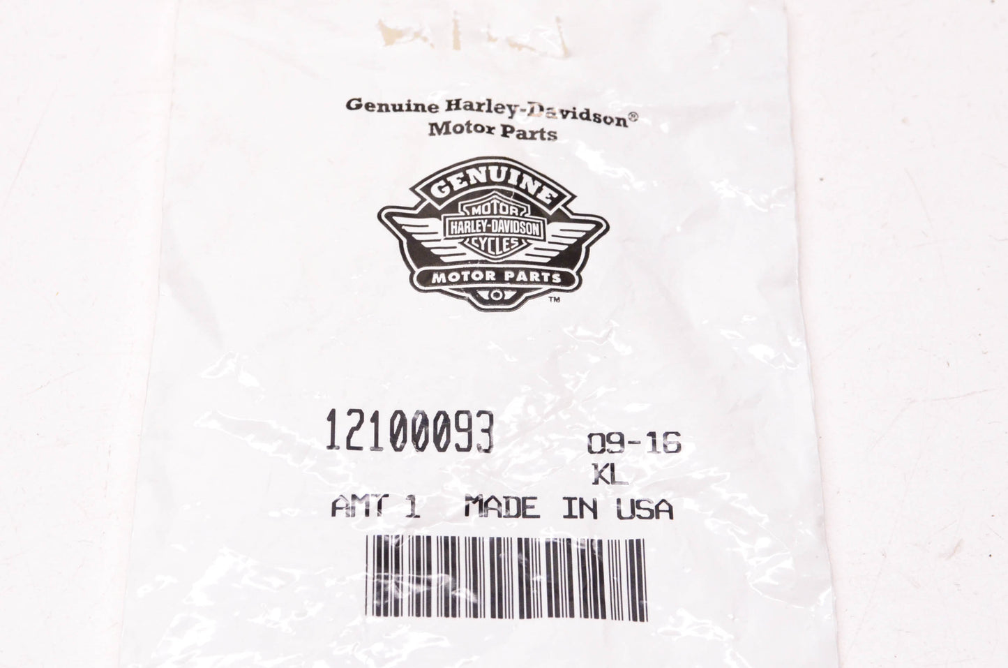New OEM Harley-Davidson 12100093 Dyna Air Cleaner Backplate Plug NOS