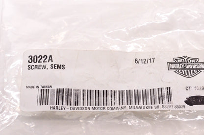 New OEM Harley-Davidson 3022A Pozidriv Pan Head Screw NOS