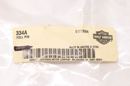 New OEM Harley-Davidson 334A Roll Pin NOS