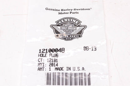 New OEM Harley-Davidson 12100048 Hole Plug NOS
