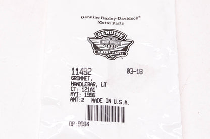 New OEM Harley-Davidson 11492 Left Handle Bar Grommet NOS