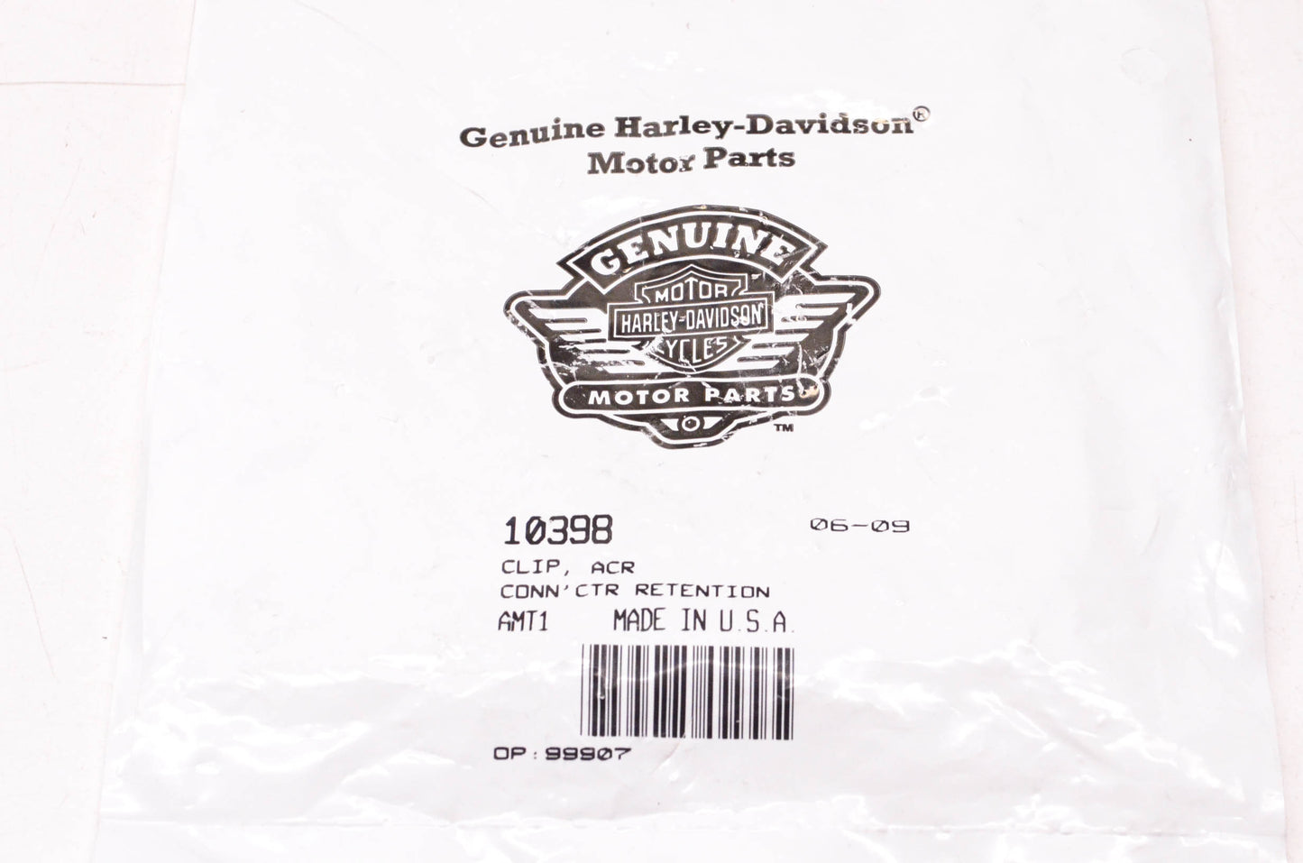 New OEM Harley-Davidson 10398 Retention Clip NOS