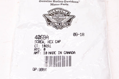 New OEM Harley-Davidson 4068A Hex Cap Screw Qty 2 NOS
