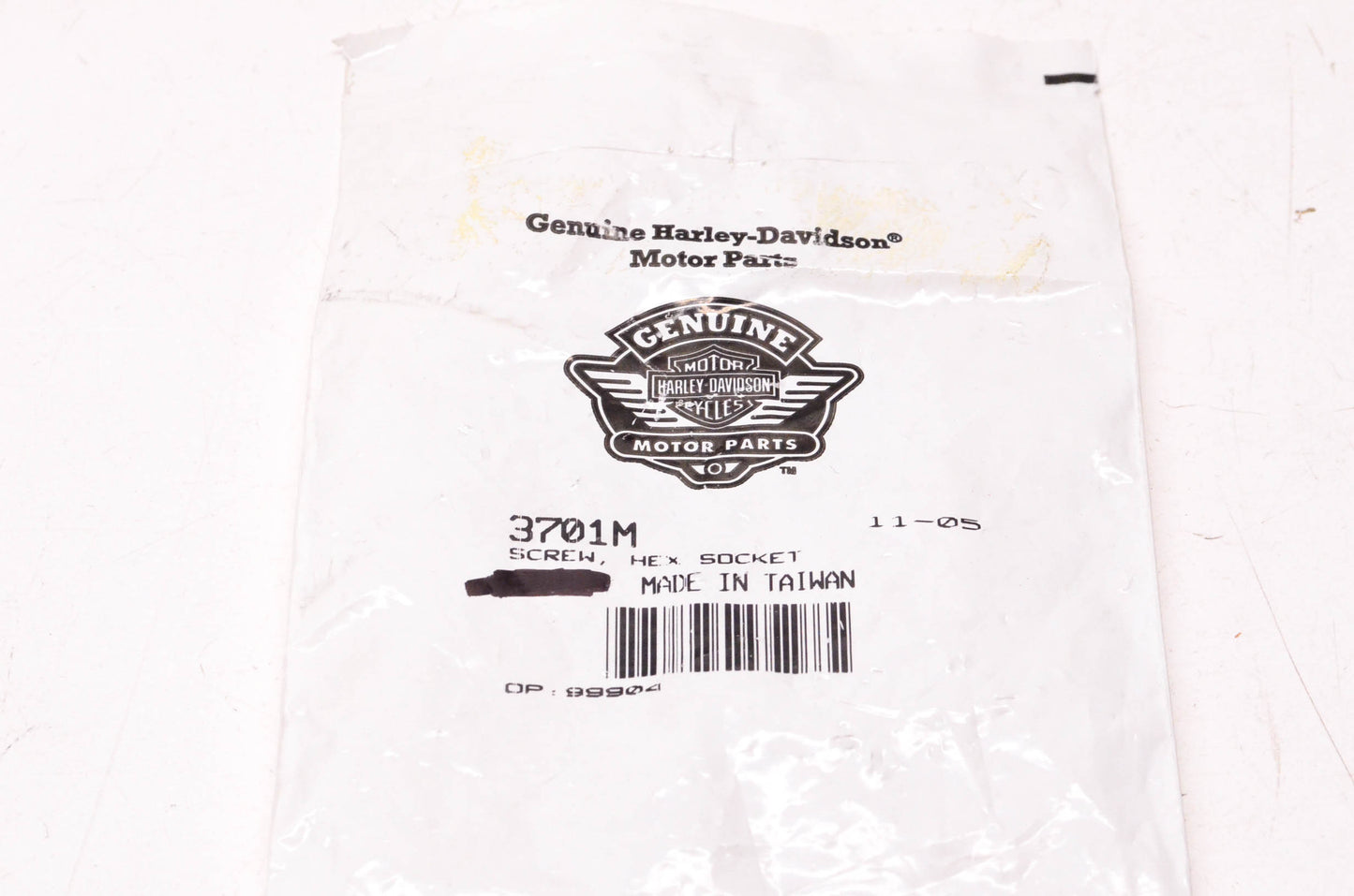 New OEM Harley-Davidson 3701M Hex Socket Screw NOS