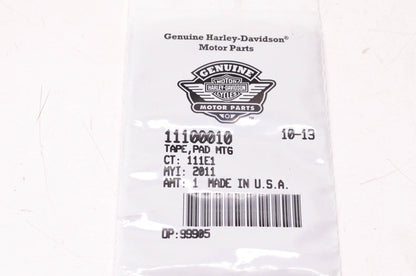New OEM Harley-Davidson 11100010 Mounting Pad Tape NOS