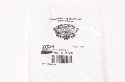 New OEM Harley-Davidson 3703M Hex Socket Screw NOS