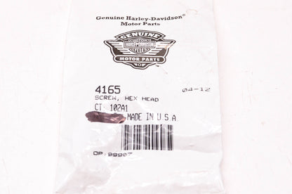 New OEM Harley-Davidson 4165 Hex Head Screw NOS