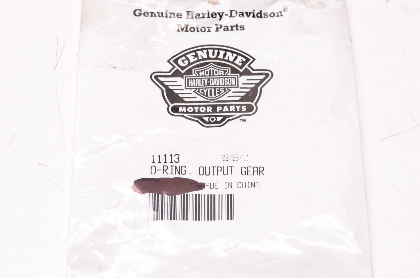New OEM Harley-Davidson 11113 Output Gear O-Ring NOS