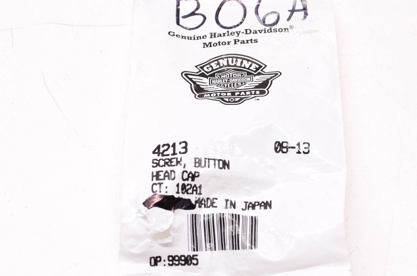 New OEM Harley-Davidson 4213 Button Head Cap Screw NOS