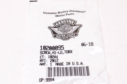 New OEM Harley-Davidson 10200095 Hi-Lo Torx Screw NOS