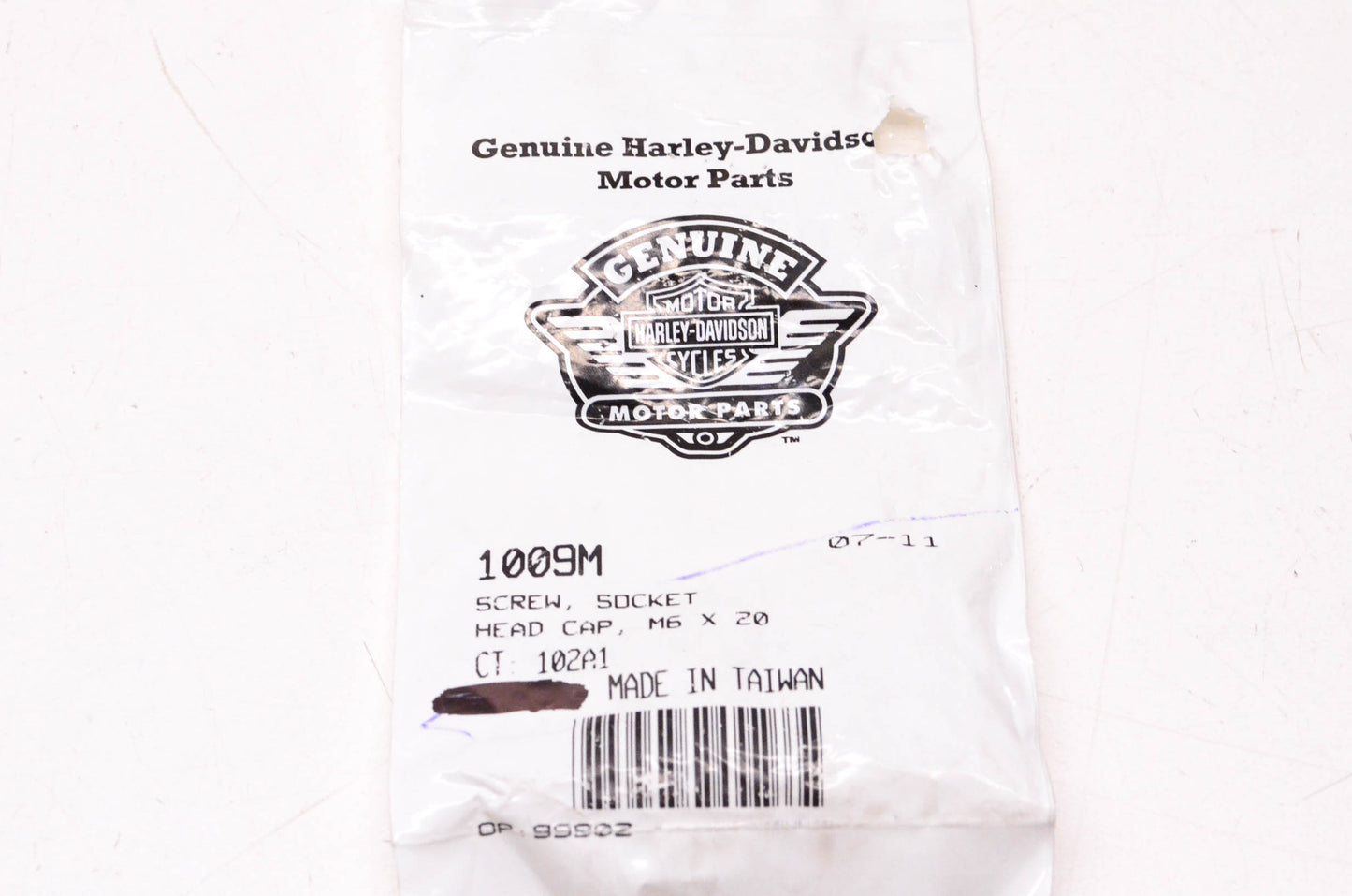 New OEM Harley-Davidson 1009M Hex Socket Screw Qty 3 NOS