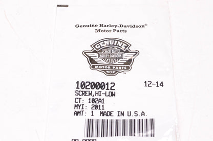 New OEM Harley-Davidson 10200012 Hi-Low Screw Qty 4 NOS
