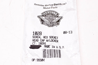 New OEM Harley-Davidson 1028 Hex Head Screw W/ Locker Qty 2 NOS
