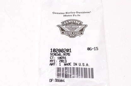 New OEM Harley-Davidson 10200201 Screw NOS