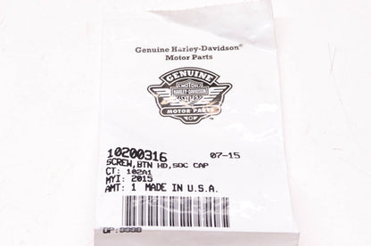 New OEM Harley-Davidson 10200316 Button Head Screw NOS