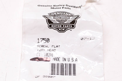 New OEM Harley-Davidson 1750 Flat Torx Head Screw NOS