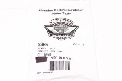 New OEM Harley-Davidson 3386 Hex Cap Screw NOS