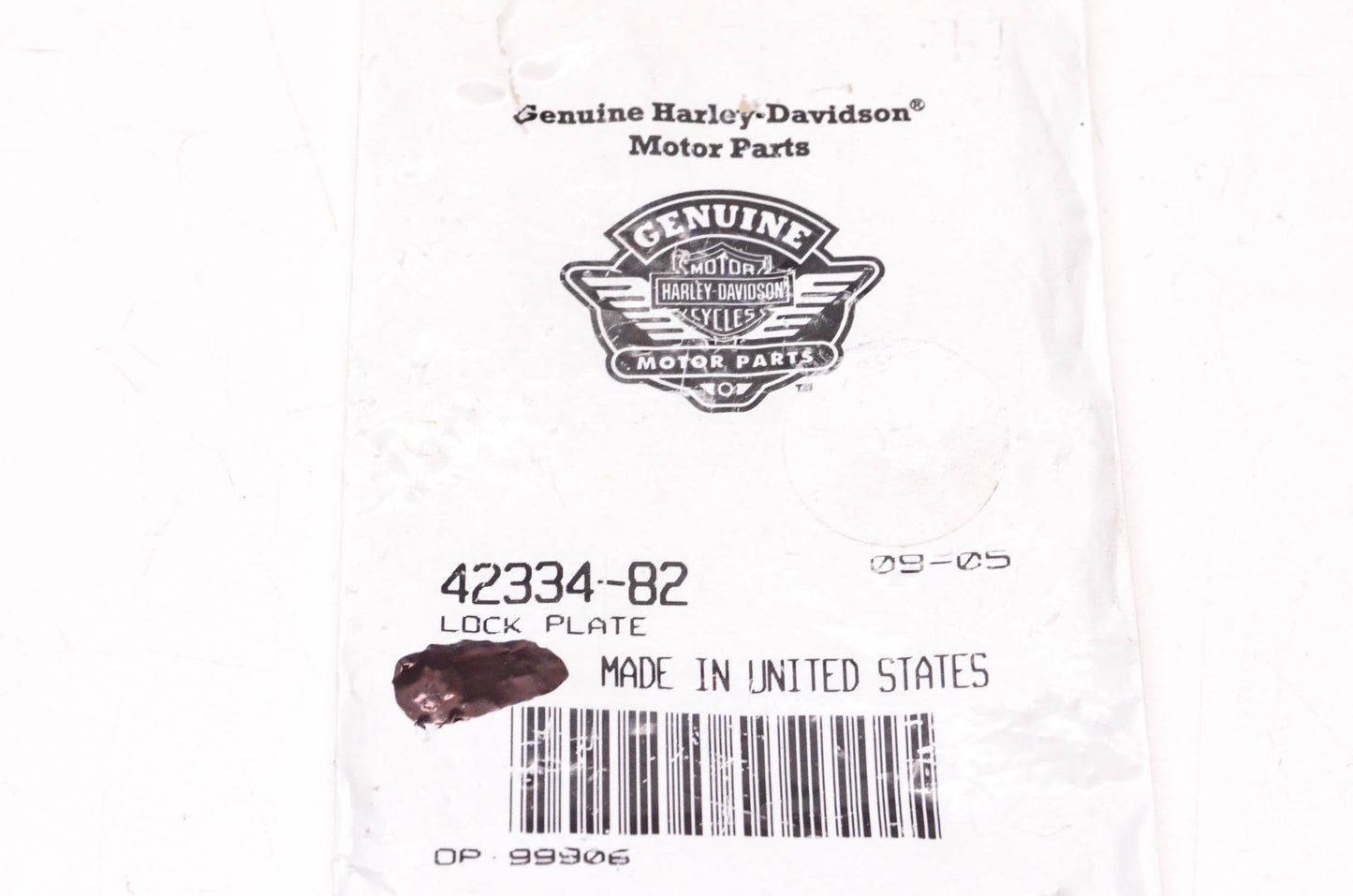 New OEM Harley-Davidson 42334-82 Lock Plate NOS
