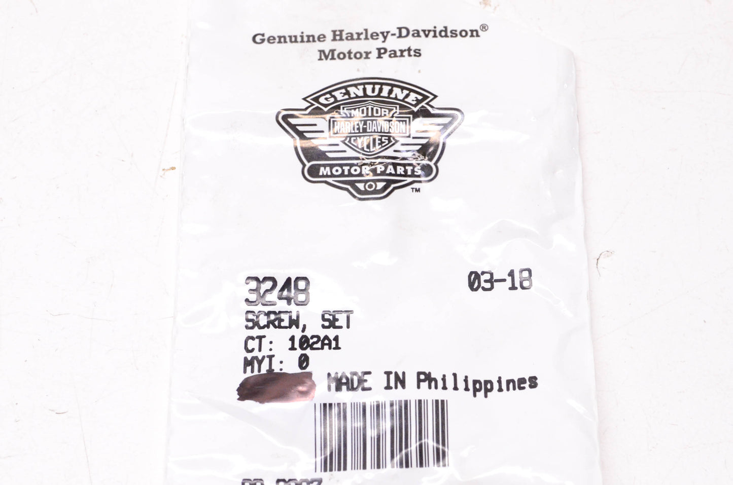New OEM Harley-Davidson 3248 Incomplete Screw Kit NOS