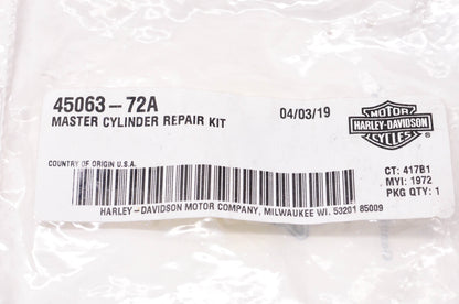 New OEM Harley-Davidson 45063-72A Master Cylinder Repair Kit NOS