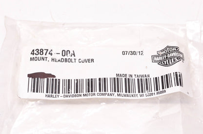 New OEM Harley-Davidson 43874-00A Headbolt Cover Mount NOS