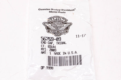 New OEM Harley-Davidson 56769-09 Tribal End Cap NOS