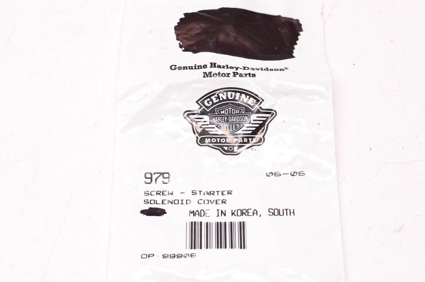 New OEM Harley-Davidson 979 Starter Solenoid Cover Screw NOS