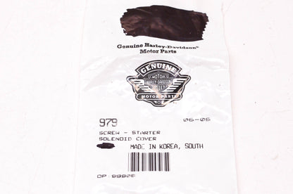 New OEM Harley-Davidson 979 Starter Solenoid Cover Screw NOS