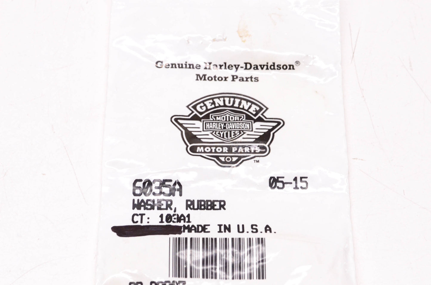 New OEM Harley-Davidson 6035A Rubber Washer Qty 2 NOS