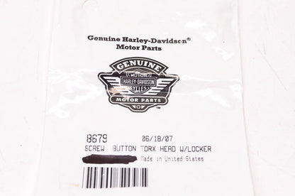New OEM Harley-Davidson 8679 Torx Button Head Screw Qty 6 NOS