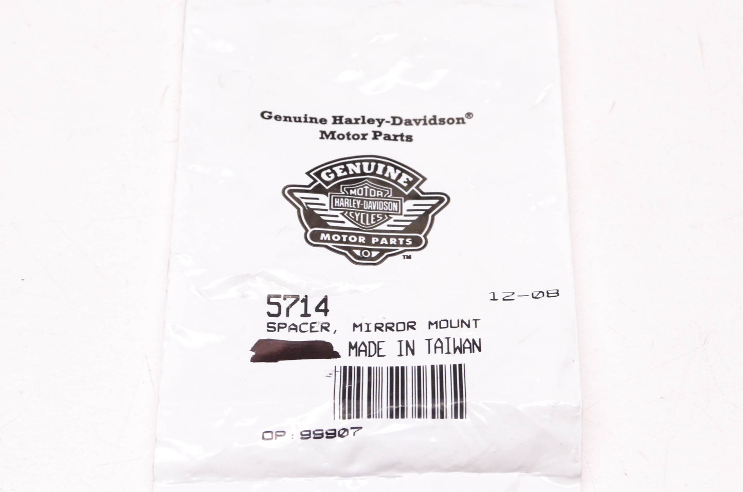 New OEM Harley-Davidson 5714 Mirror Mount Spacer Qty 2 NOS