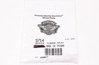 New OEM Harley-Davidson 5714 Mirror Mount Spacer Qty 2 NOS