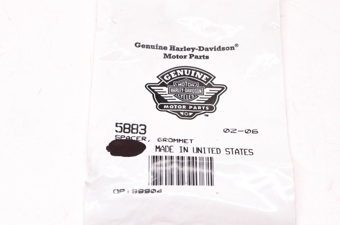 New OEM Harley-Davidson 5883 Grommet Spacer NOS