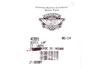 New OEM Harley-Davidson 4391 Cap Screw Qty 4 NOS