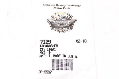 New OEM Harley-Davidson 7129 Internal Tooth Lock Washer NOS