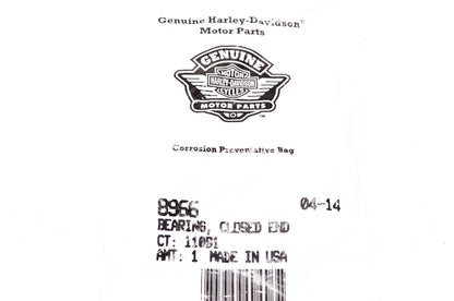 New OEM Harley-Davidson 8966 Closed End Bearing NOS