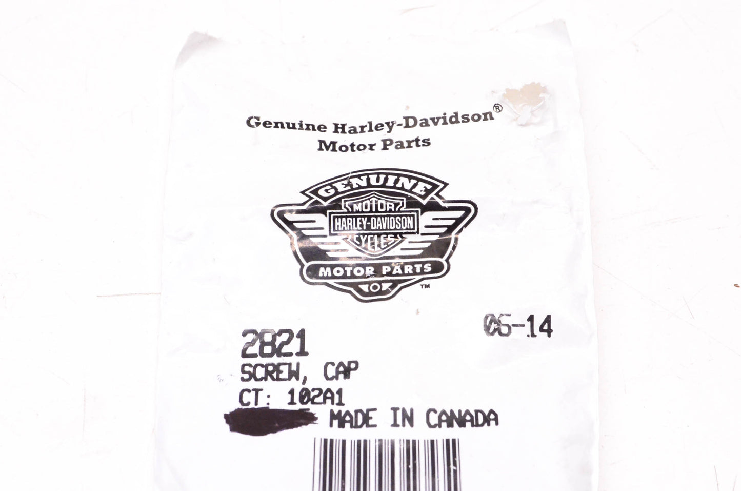 New OEM Harley-Davidson 2821 Cap Screw NOS