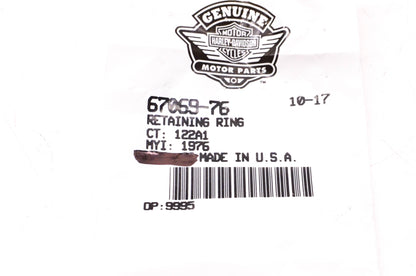 New OEM Harley-Davidson 67069-76 Retaining Ring NOS