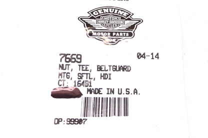 New OEM Harley-Davidson 7669 Tee Nut NOS
