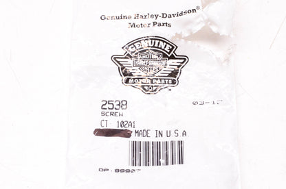 New OEM Harley-Davidson 2538 Pozidriv Pan Head Screw Qty 5 NOS
