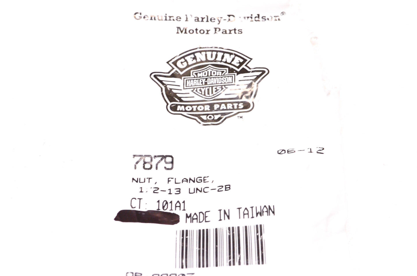 New OEM Harley-Davidson 7879 Flange Nut NOS